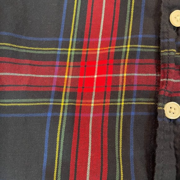 Abercrombie Kids Tartan Plaid Button Up Long Sleeve Shirt - Picture 4 of 5